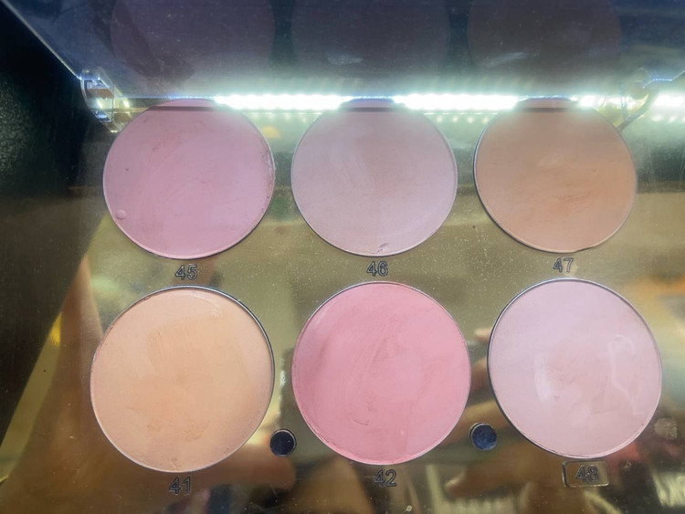 6 رنگ جذاب رژ گونه سکرت پرتی