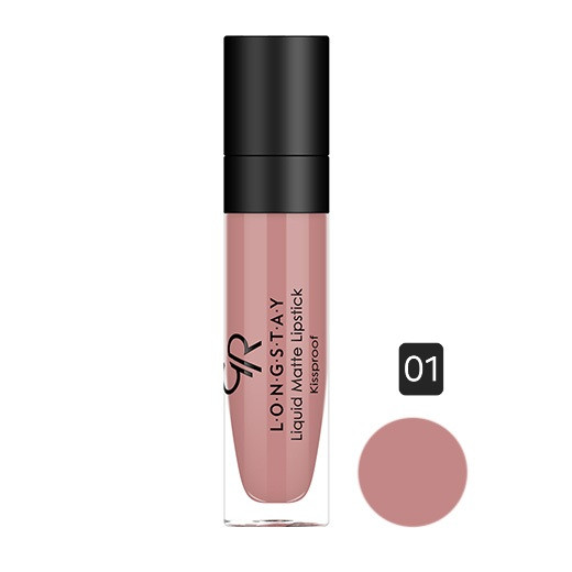 رژ مایع لست لانگ گلدن رز شماره 1