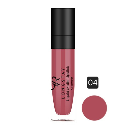 رژ مایع لست لانگ گلدن رز شماره 4