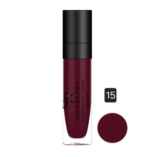 رژ مایع لست لانگ گلدن رز شماره 15