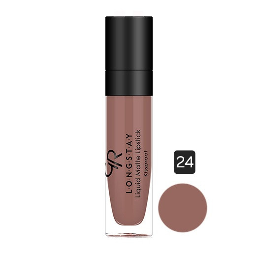 رژ مایع لست لانگ گلدن رز شماره 24