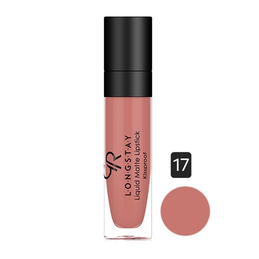 رژ مایع لست لانگ گلدن رز شماره 17