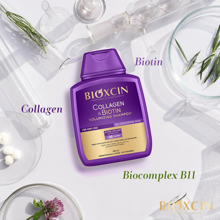 شامپو ضد ریزش بیوتین و کلاژن بیوکسین