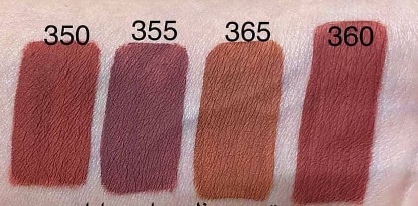 رنگ بندی رژ مایع مابل