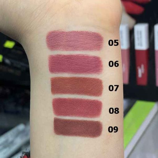 رنگ بندی رژ فابی 5-9