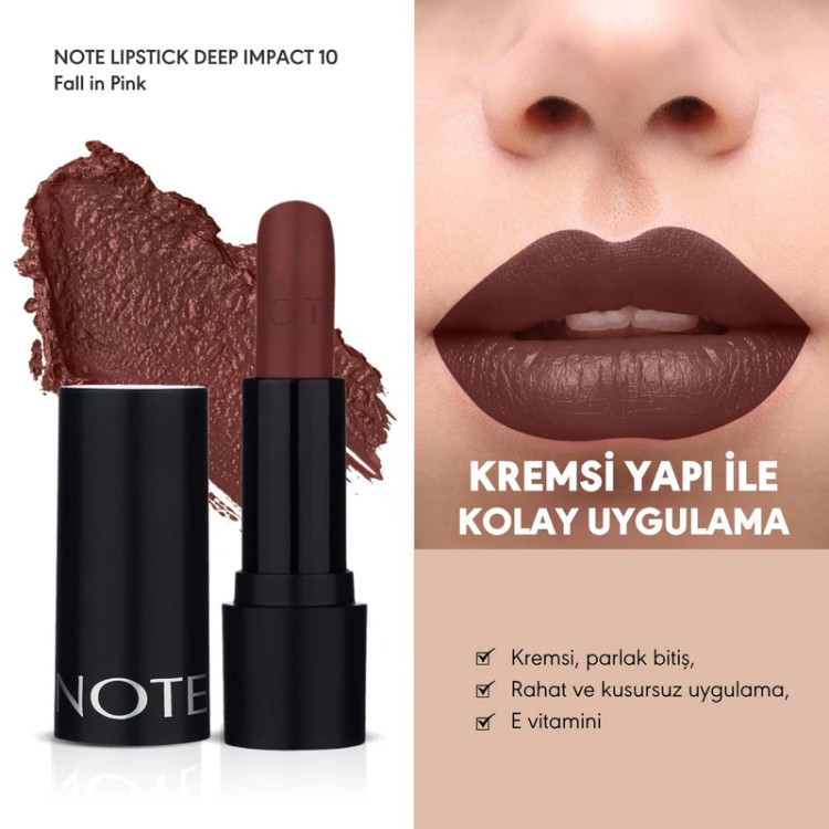 رژ لب جامد نوت مدل Deep Impact