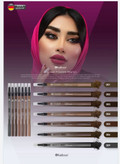 رنگ بندی مداد ابرو کولمار