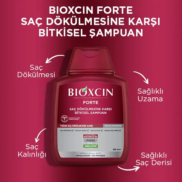 ترکیبات شامپو ضد ریزش گیاهی بیوکسین Bioxin مدل فورت
