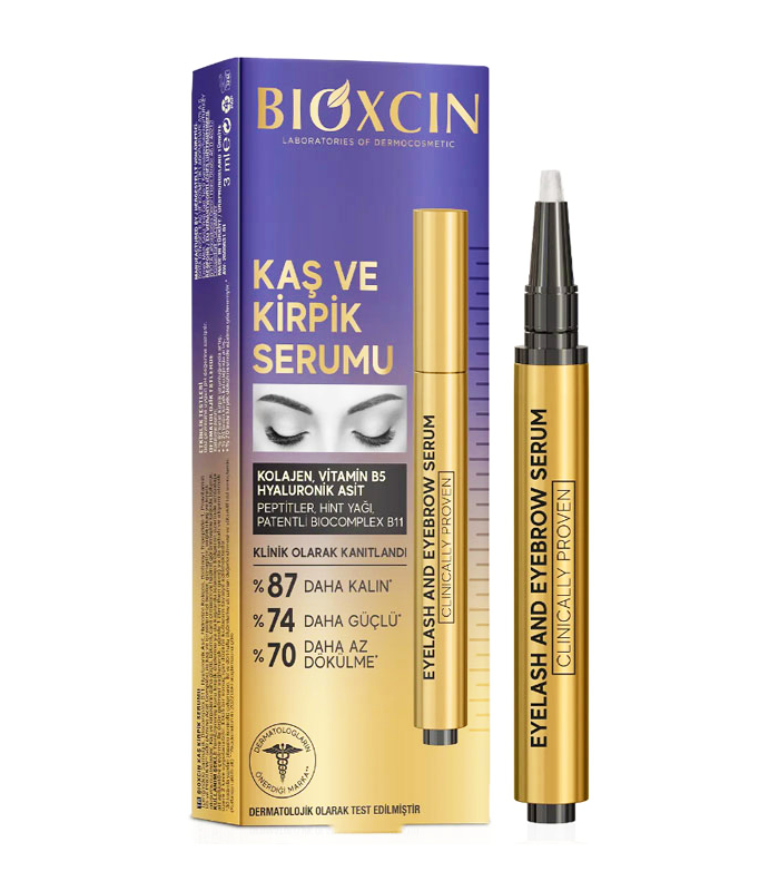 سرم تقویت مژه و ابرو بیوکسین Bioxcin مدل Hyaluronic Acid