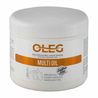 ماسک مو تقویت کننده اولگ مدل Multi Oil مناسب مو آسیب دیده 500 میلی لیتر