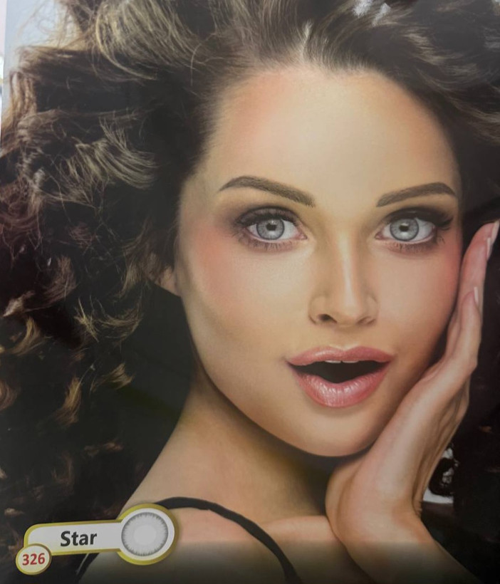 لنز رنگی سالانه الگانس Elegance کرهای 326