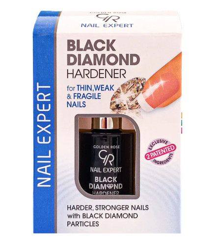 تقویت کننده ناخن گلدن رز golden rose مدل black diamond
