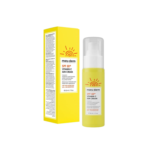کرم ضد آفتاب مارودرم SPF 50 مدل ویتامین C حجم 50 میلی لیتر