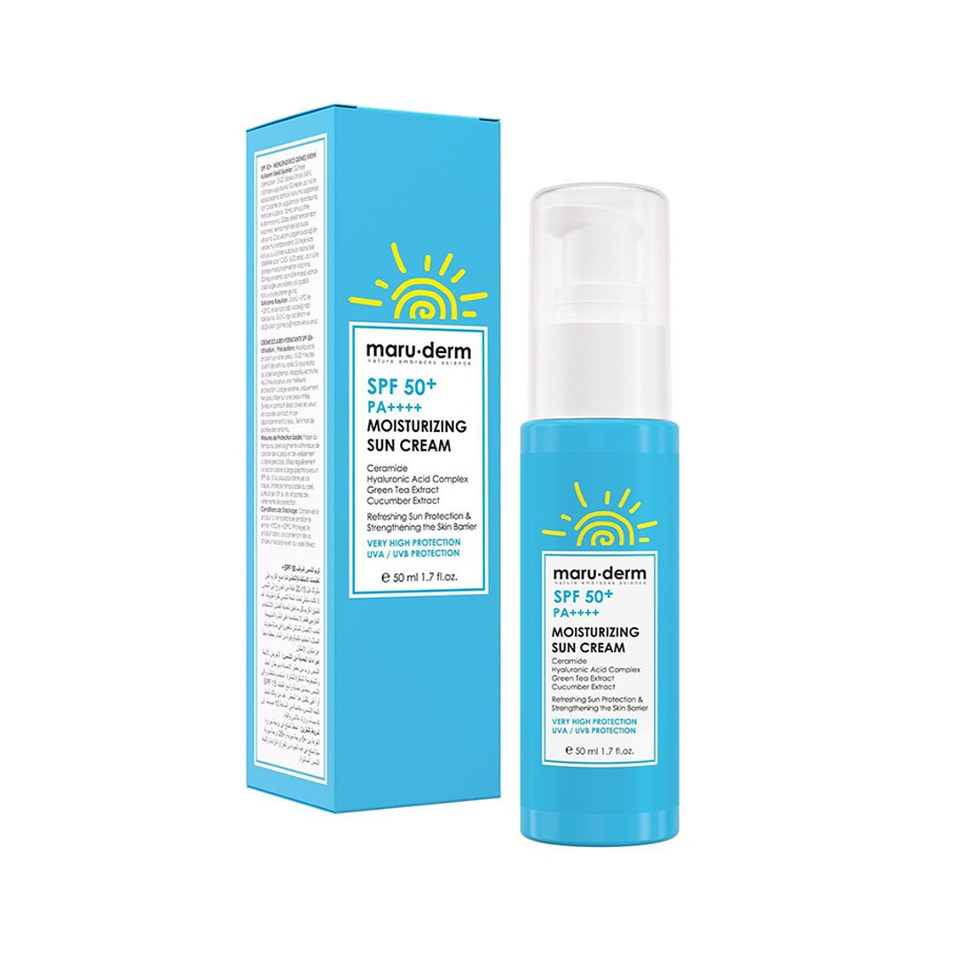 کرم ضد افتاب SPF 50+ و مرطوب کننده مارودرم