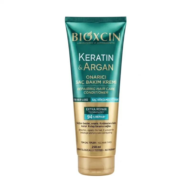 ماسک مو بیوکسین BIOXCIN مدل Keratin & Argan حجم 250میل