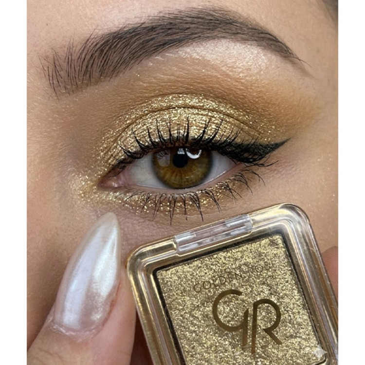 سایه چشم تک رنگ گلدن رز مدل Glitter Glow