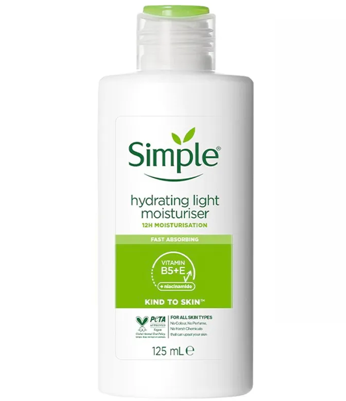 کرم مرطوب کننده و آبرسان سیمپل Simple مدل Light