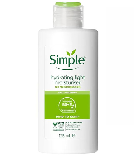 کرم مرطوب کننده و آبرسان سیمپل Simple مدل Light