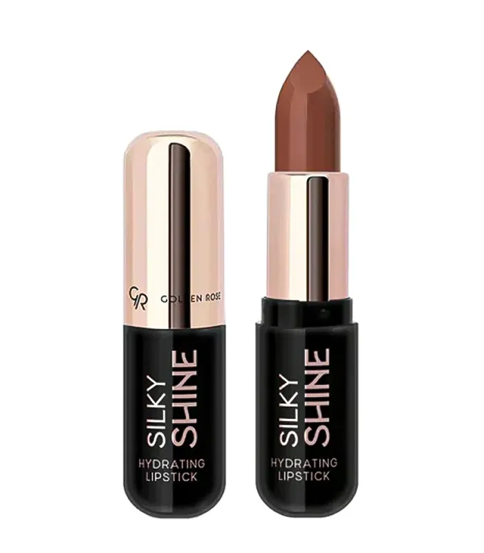 رژ لب جامد گلدن رز Golden Rose مدل Silky Shine