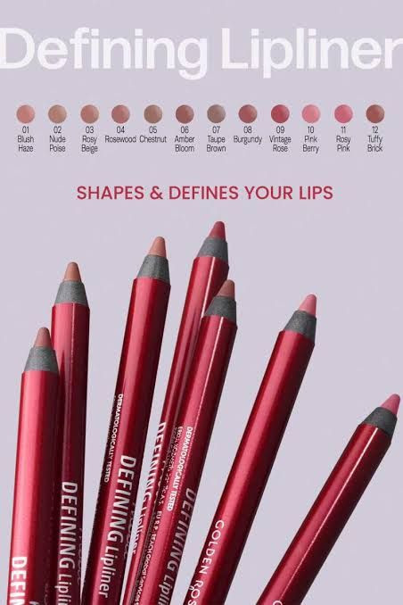 مداد لب گلدن رز مدل Mood Defining Lipliner