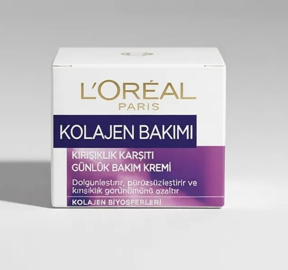 بسته بندی کرم کلاژن ساز لورال L’Oreal