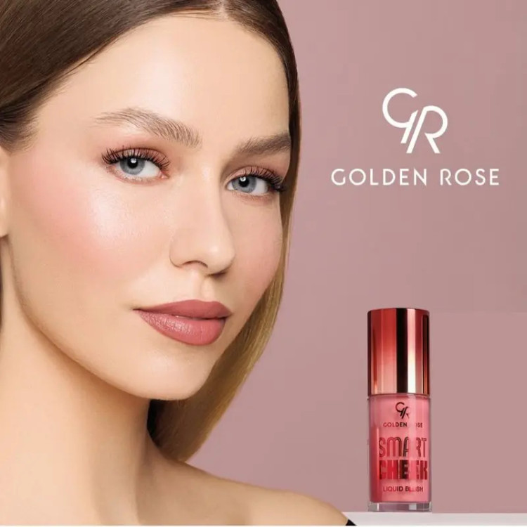بافت رژگونه مایع گلدن رز Smart Cheek
