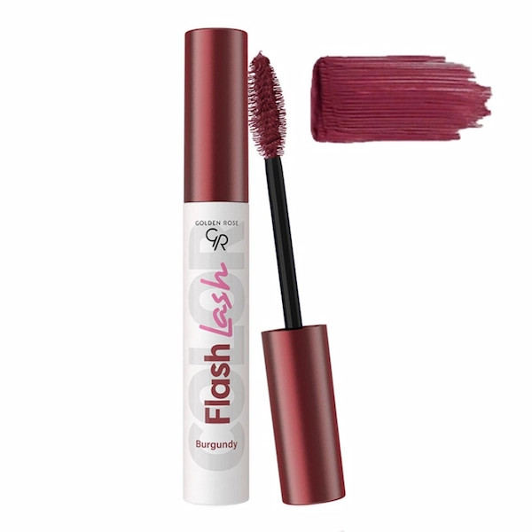 ریمل رنگی گلدن رز 10 شرابی Burgundy
