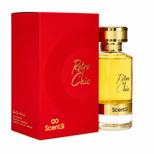 ادوپرفیوم سنتسی مدل retro chic به همراه جعبه